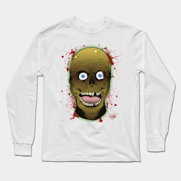 More Brains!!!!!! Long Sleeve T-Shirt by schockgraphics